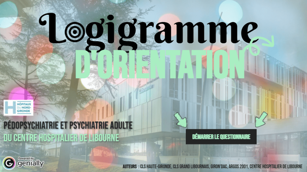 Logigramme d&rsquo;orientation en&nbsp;psychiatrie